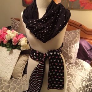 BOGO-2 scarves-infinity & stars/stripes